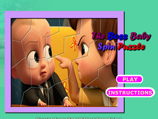 The Boss Baby Spin Puzzle  Online