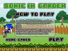 Sonic in Garden