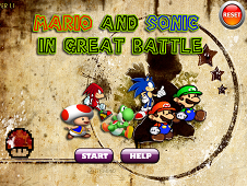 Mario and Sonic in Great Battle 