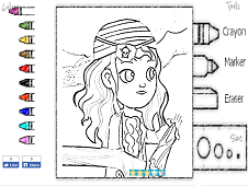 Ana the Pirate Coloring 