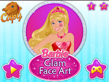 Barbie Glam Face Art Online