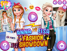 Anna vs Elsa Fashion Showdown Online