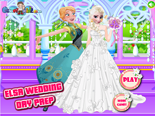 Elsa Wedding Day Prep