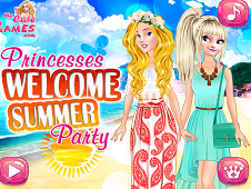 Princesses Welcome Summer Party Online