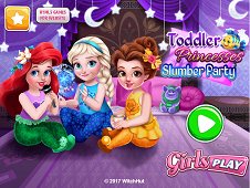 Toddler Princesses Slumber Party Online