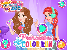 Princesses The Color Run Online