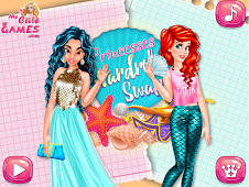 Jasmine and Ariel Wardrobe Swap Online