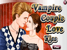 Vampire Couple Love Kiss Online