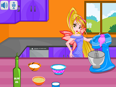 Winx Flora Cooking Poutine Pizza