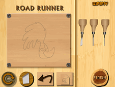 Wood Carving Road Runner 