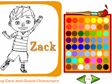 Zack and Quack Coloring Online