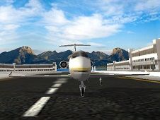 Airplane Simulation Island Travel