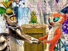All Hail King Julien Characters Puzzle Online