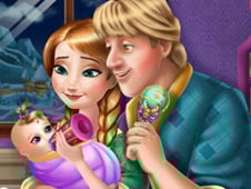 Anna and Kristoff Baby Feeding
