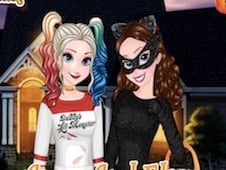 Anna and Elsa Halloween Night Online