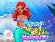 Aquatic Mermaid Beauty Makeover