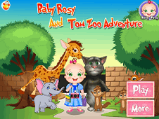 Baby Rosy And Tom Zoo Adventure 