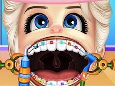 Baby Elsa Wears Braces Online