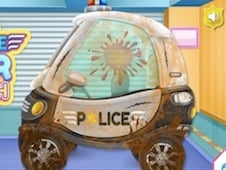 Baby Police Car Wash Online