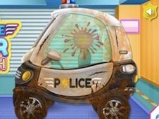 Baby Police Car Wash Online