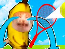 Banana Cat: Tennis Champion
