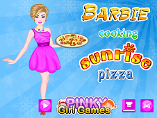 Barbie Cooking Sunrise Pizza