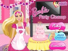 Barbie Party Cleanup Online