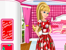 Barbies Christmas Patchwork Dress