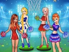 Princesses Basketball Team Cheerleading Online