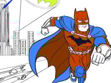 Batman Cartoon Coloring