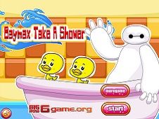 Baymax Take a Shower