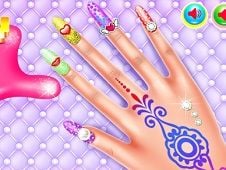 Beauty Girl at Nail Salon Online