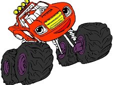 Blaze and the Monster Machines Coloring Online