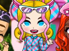 Blonde Chibi Fashion Show Online