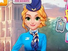 Blonde Princess Cabin Crew Makeover