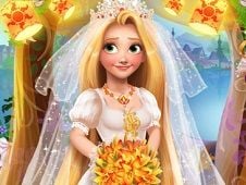 Blonde Princess Wedding Fashion