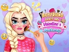Boyfriend Does My Valentine's Makeup