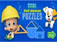 Bubble Guppies Pet House Puzzles Online