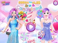 Barbie and Elsa Candyland