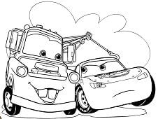 lightning mcqueen coloring pages games with obstacles