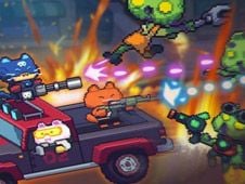 Cat Gunner: Super Zombie Shoot Online