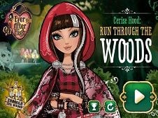 Cerise Hood Run Through the Woods