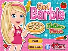 barbie games cooking pizza