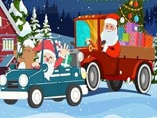 Christmas Vehicles Hidden Tires