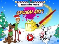 Christmas Party Splash Art Online