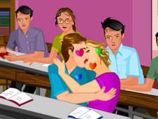 Classroom Sneak a Kiss