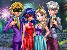 Couples New Year Party Online