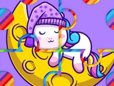 Cute Rainbow Unicorn Puzzles