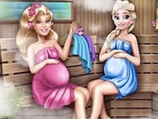 Cute Mommies Pregnant Sauna Online