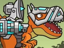 CyberDino: T-Rex vs Robots